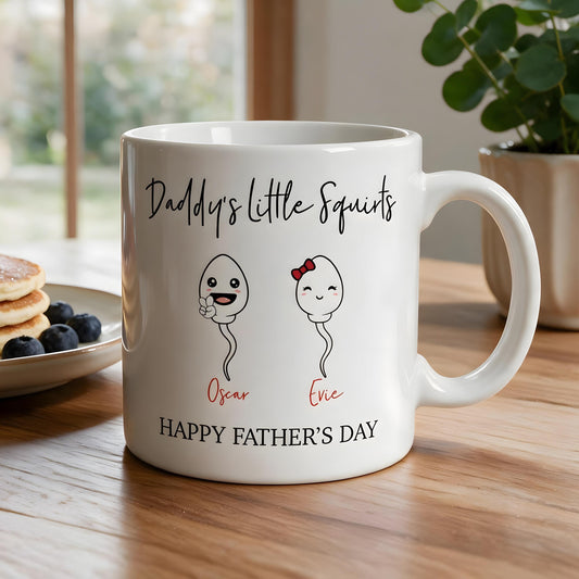 Personalised Father's Day Mug - Little Squirts