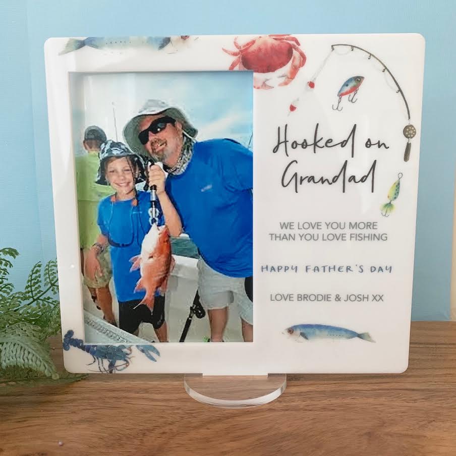 Fishing - Printed Father's Day Frame