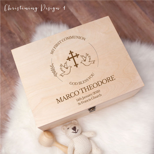 Memory Box - Christening Design 4