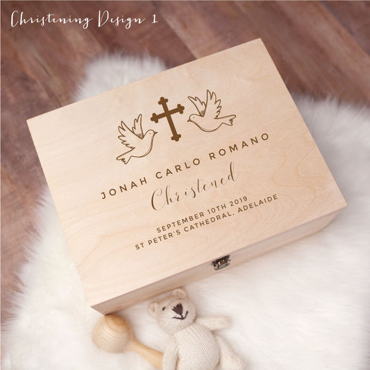 Memory Box - Christening Design 1