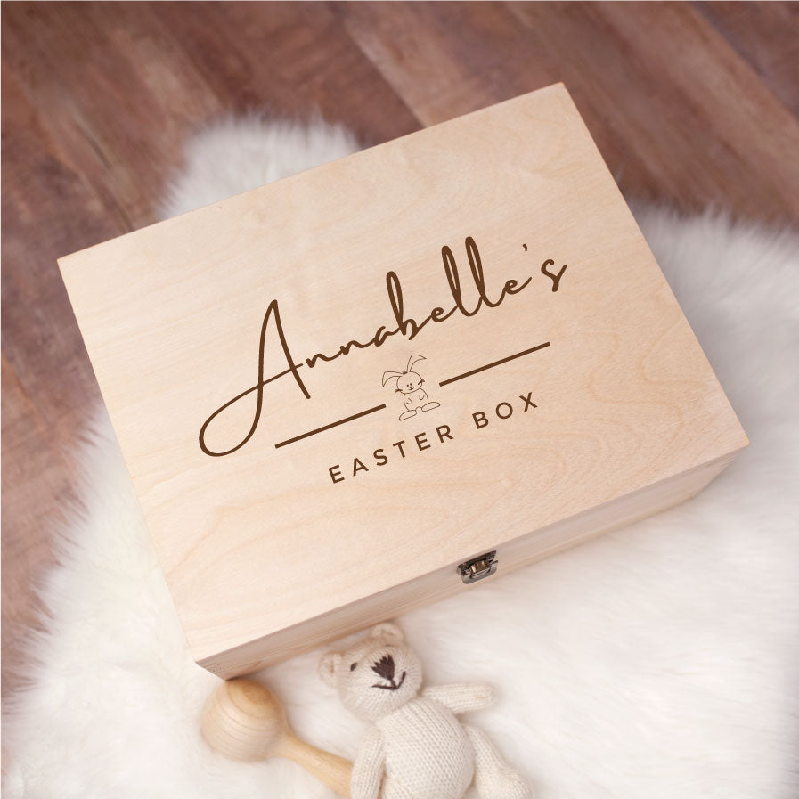 Custom Easter Box Engraved Easter Box - Design 1 – Name It Custom Decor