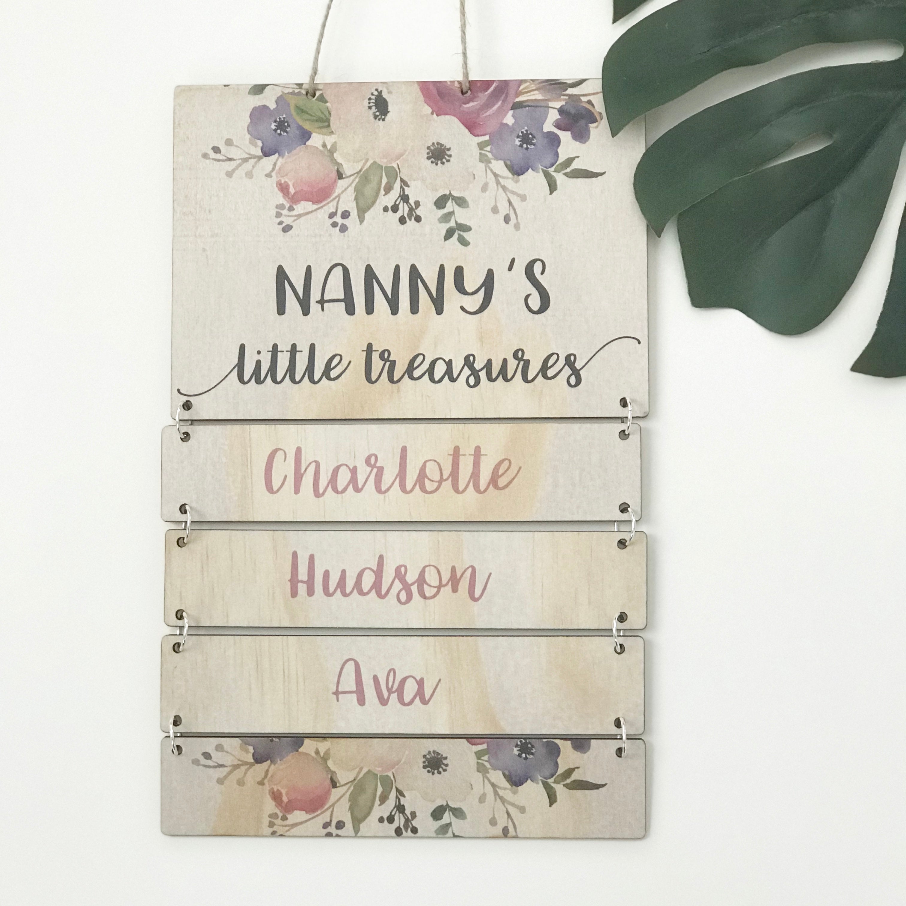 Additional Name - Family Wall Hanging – Name It Custom Decor