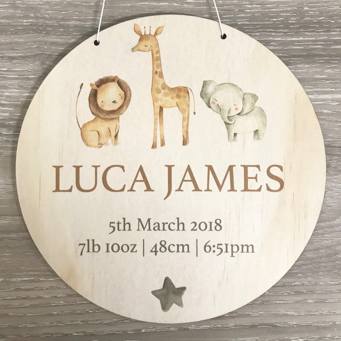 Printed Name Plaques