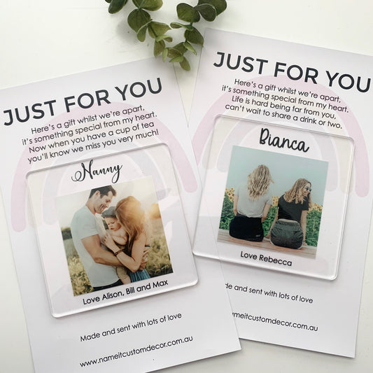 Just for you - Photo Coaster