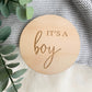 It's a BOY Plaque