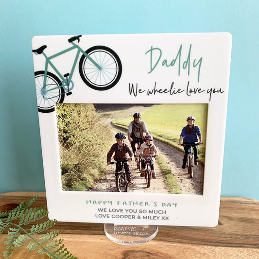Cycling - Printed Father's Day Frame