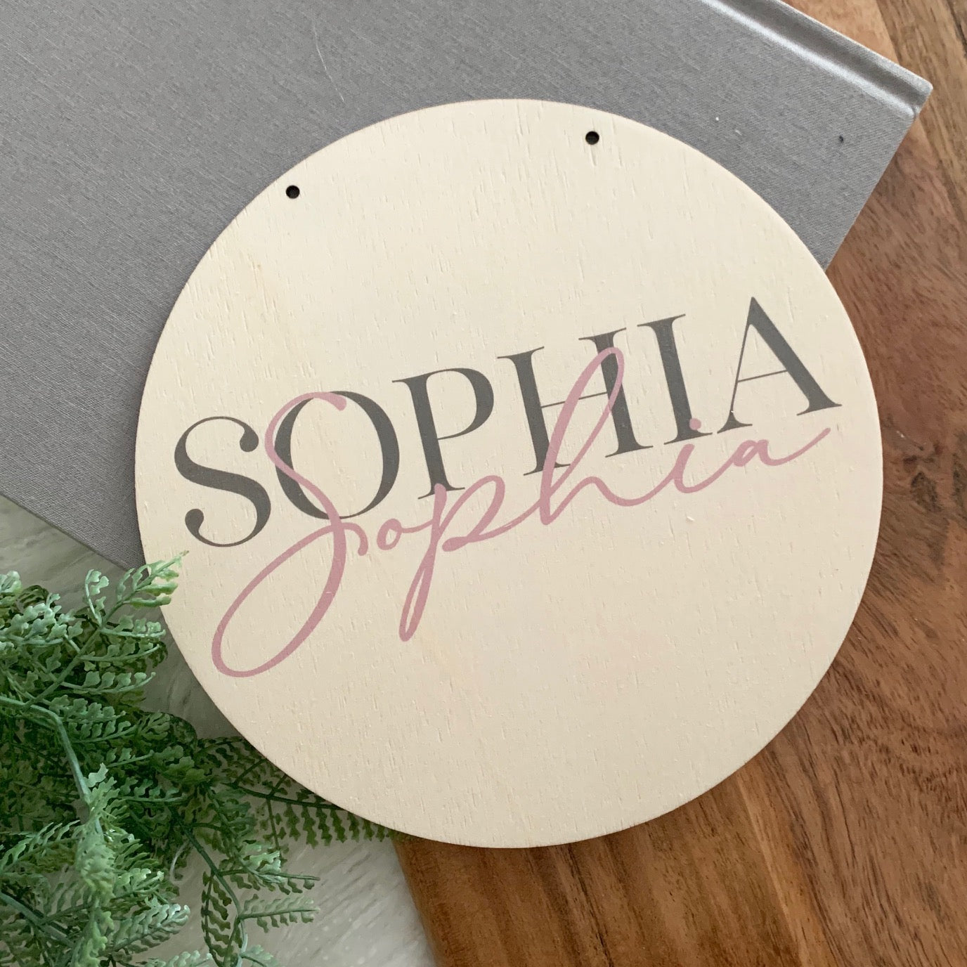 Simplicity Name Plaque