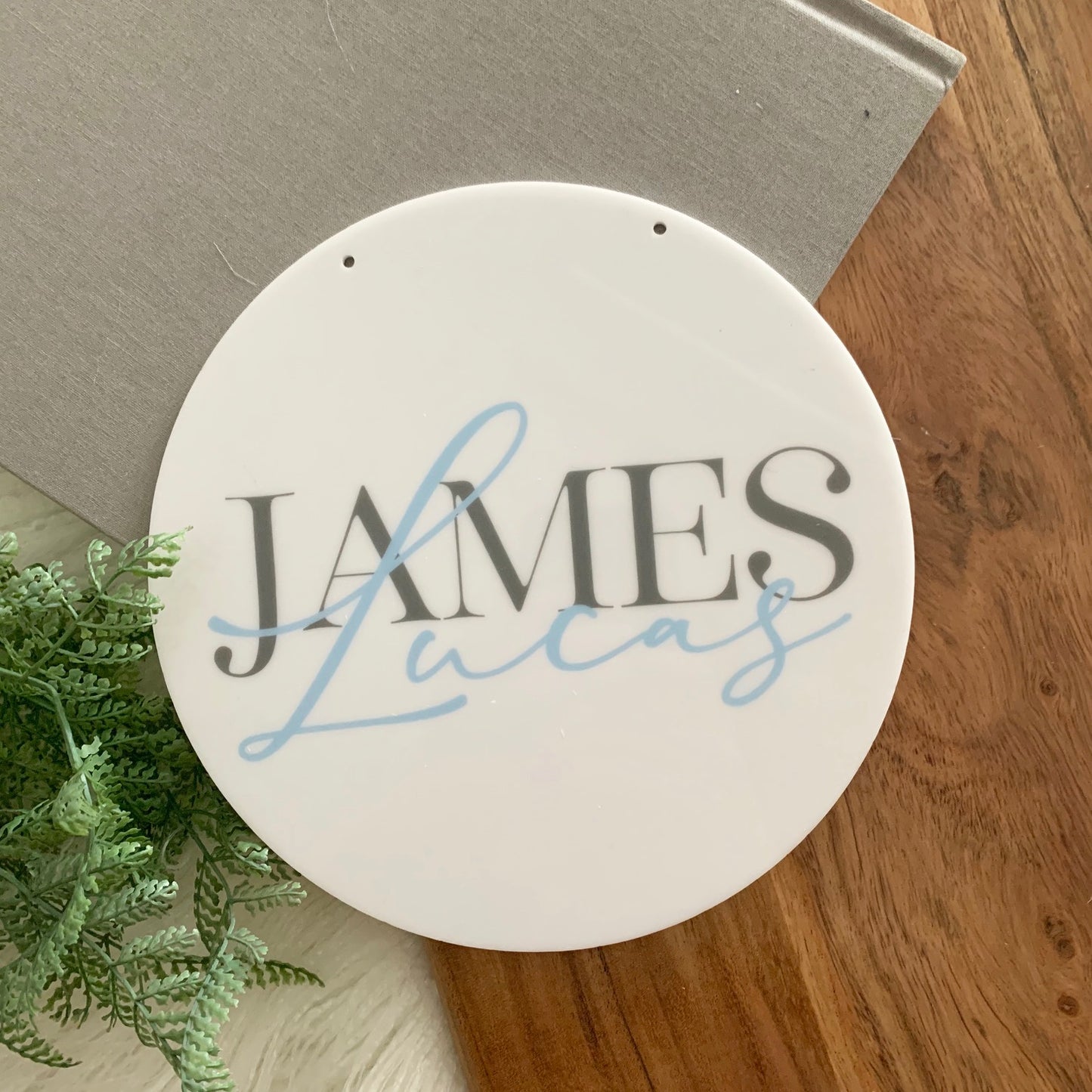 Simplicity Name Plaque