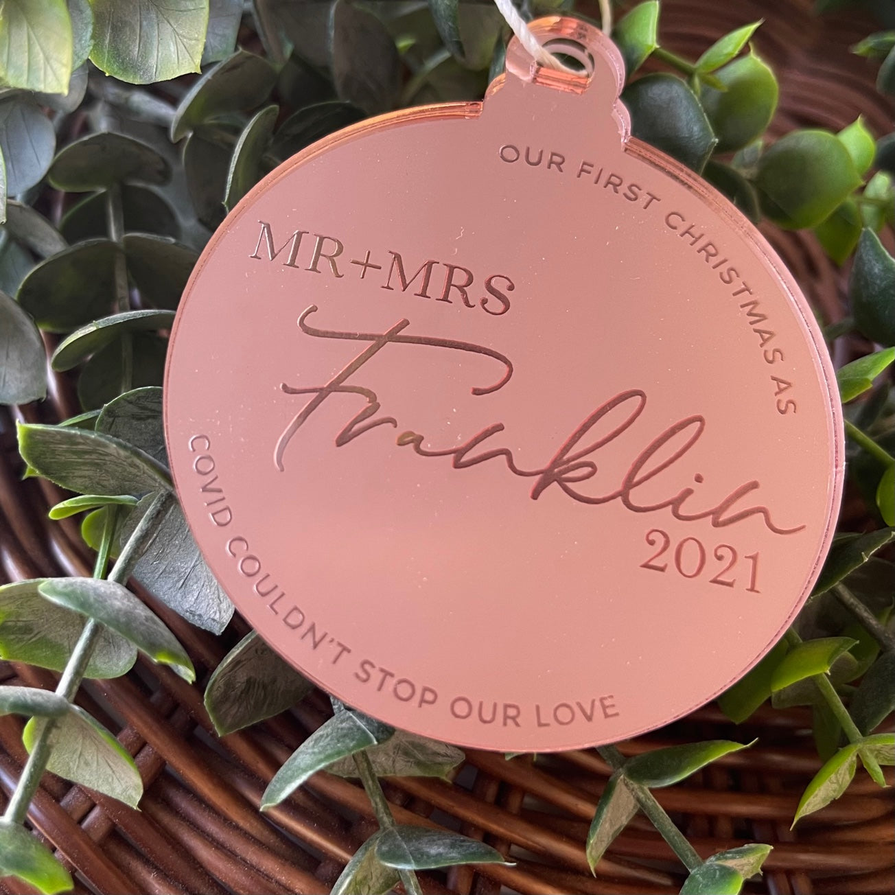 COVID Lovers Ornament - 2021