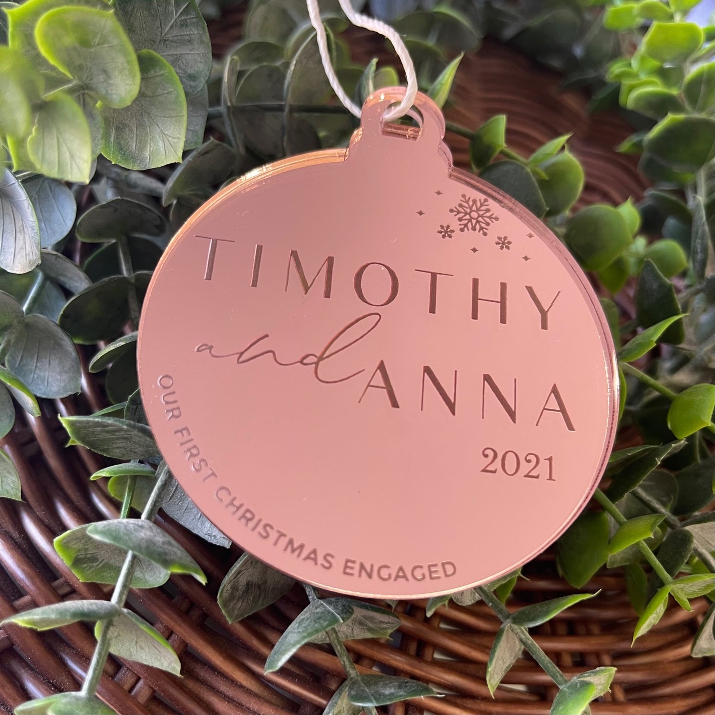 Engaged Ornament - 2021