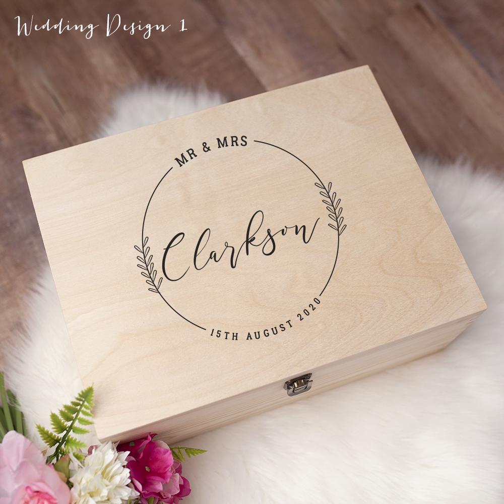 Memory Box - Wedding Design 1 – Name It Custom Decor