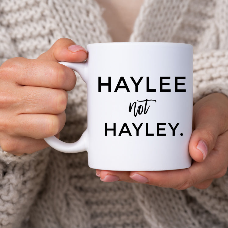 My name is spelt - Personalised Mug