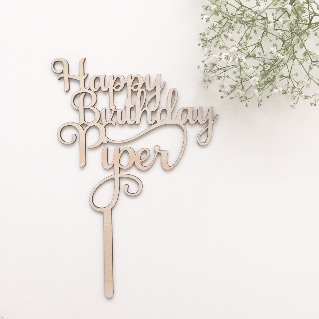 Happy Birthday - Cake Topper