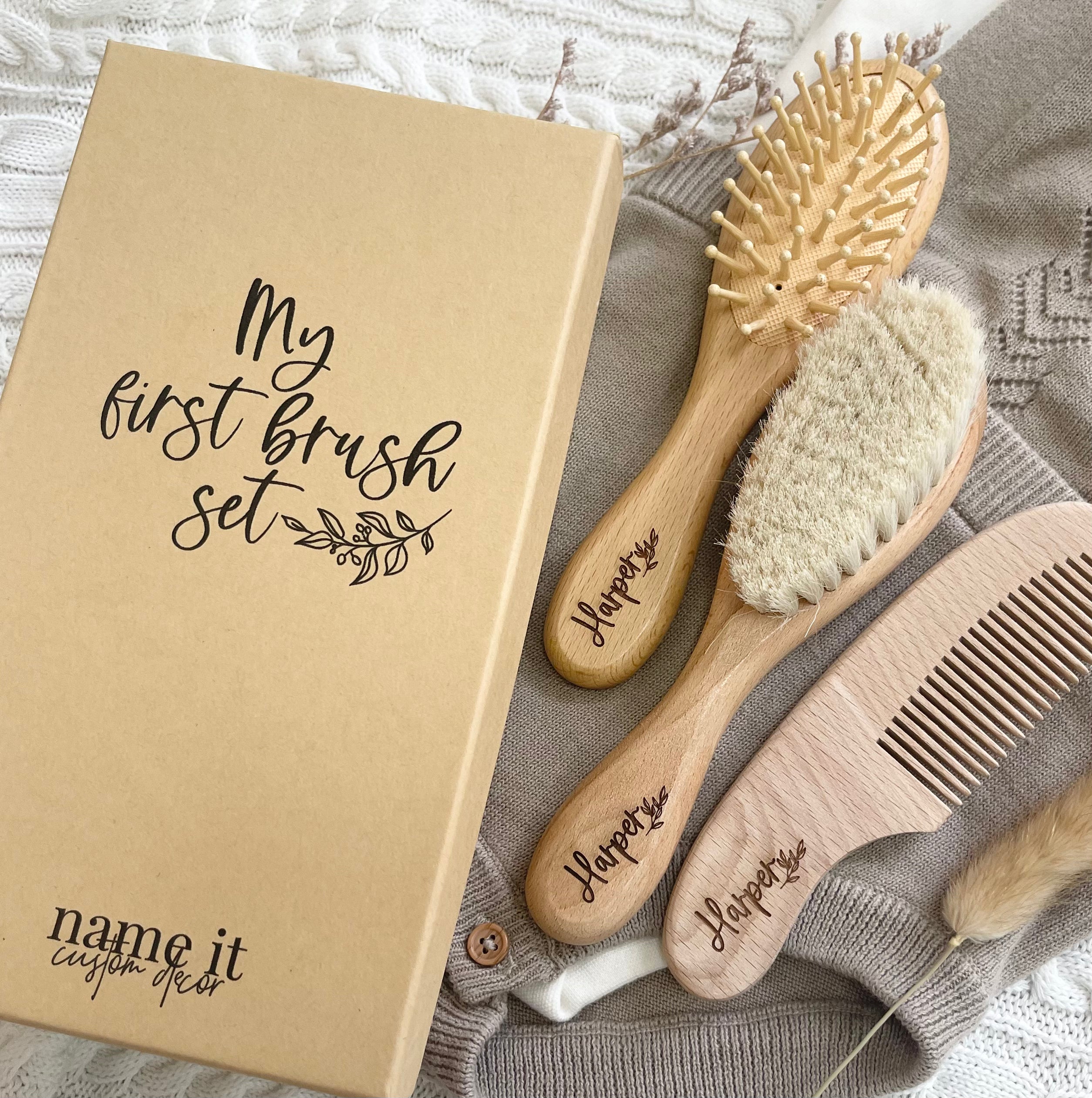 Baby's first hair deals brush
