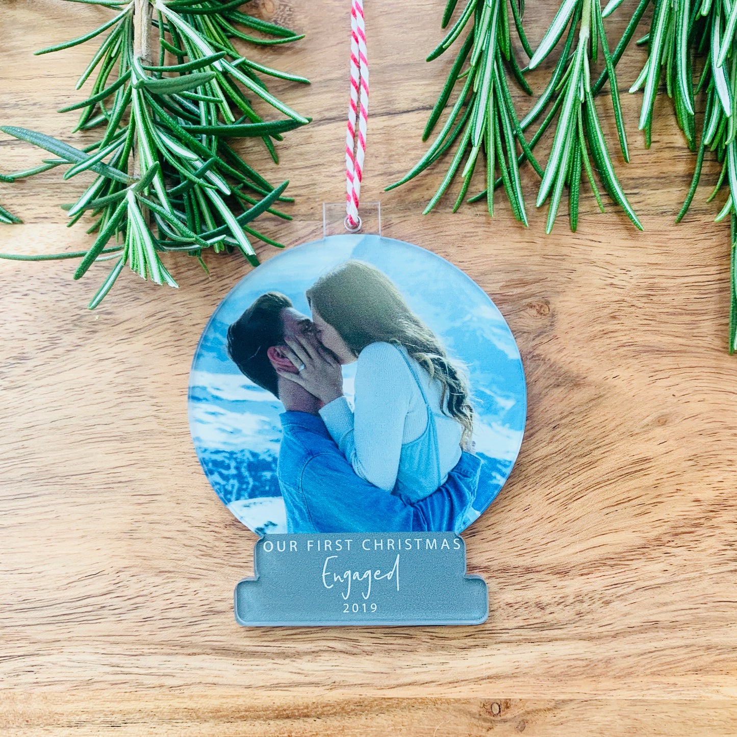 Photo Snow Globe Ornament