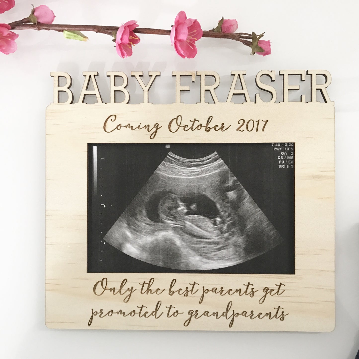 Announcement Photo Frame