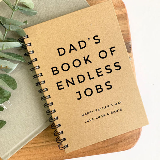 Endless Jobs - Personalised Note Book