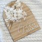 Everlasting Floral Name Plaque - Arch
