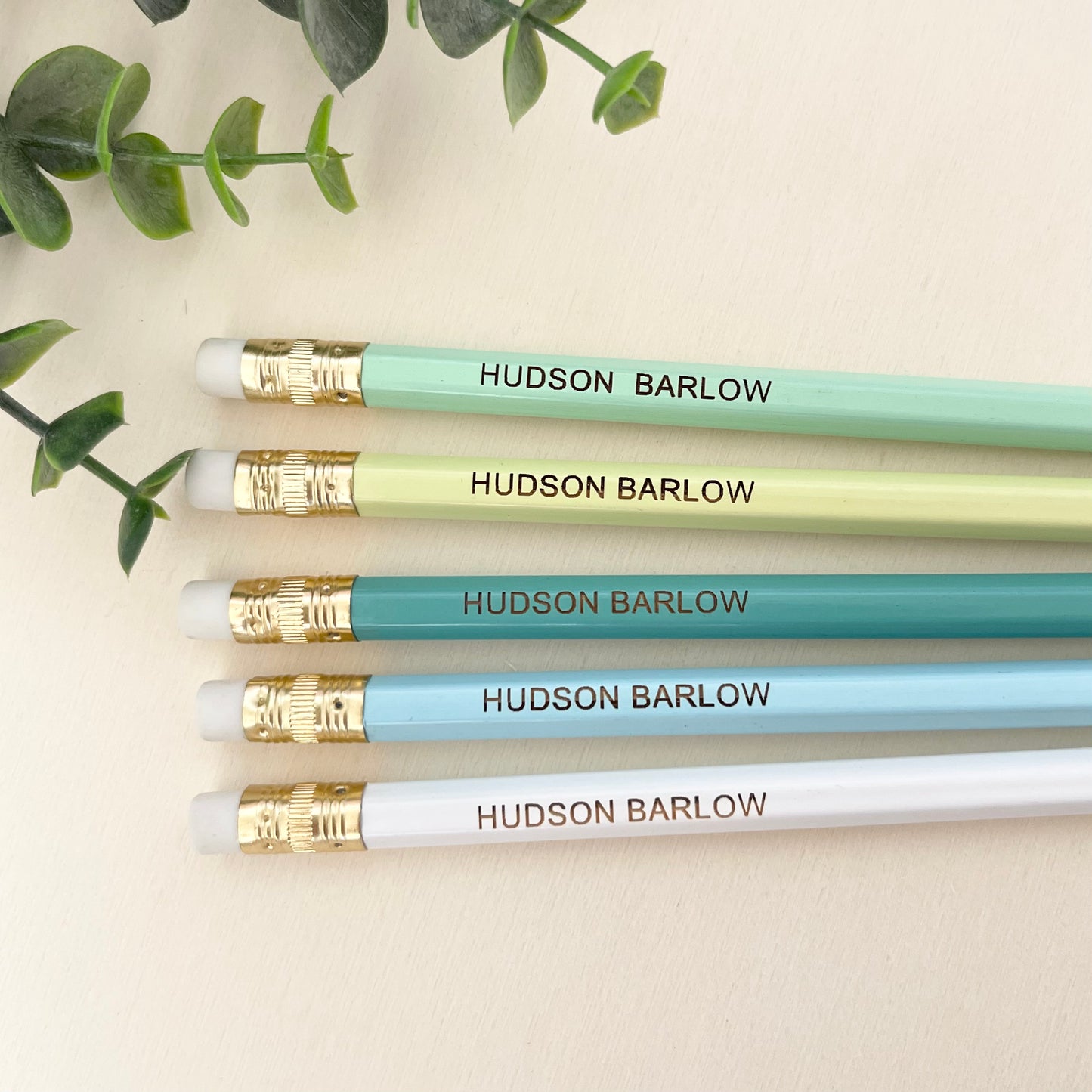 Personalised Pencils - Name - Set of 5
