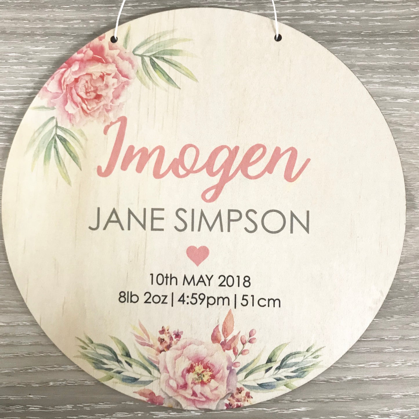 Printed Name Plaques