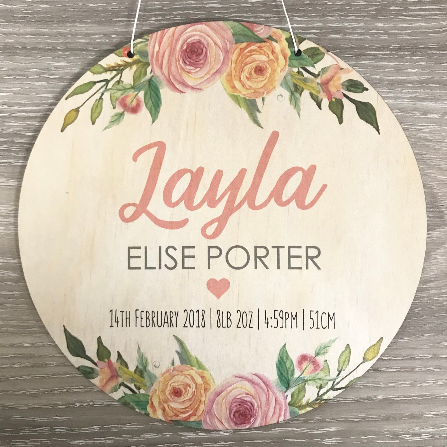 Printed Name Plaques