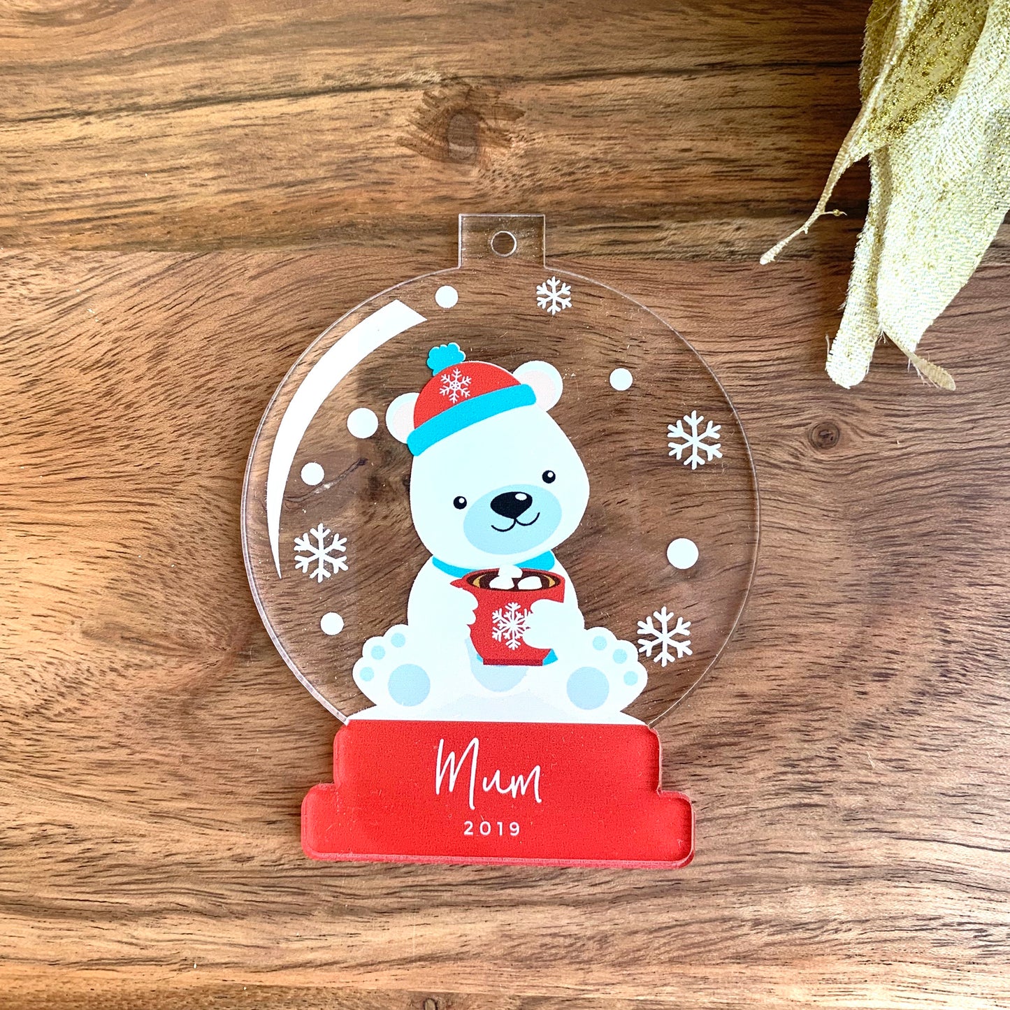 Snow Globe Ornament