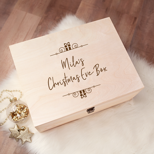 Engraved Christmas Eve Box - Design 19